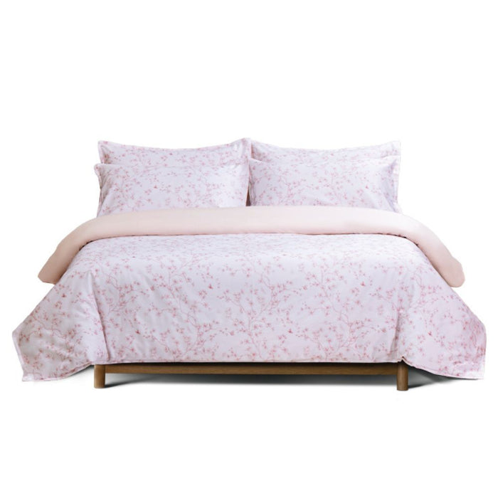 KYUSEI HOME 100% Long Staple Cotton Solid 1100TC Fitted Sheet Set - Sakura No Yume | Isetan KL Online Store