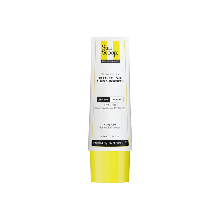 3% Niacinamide Featherlight Fluid Sunscreen| SPF 50+ PA++++ - 45 ml | Pack of 2