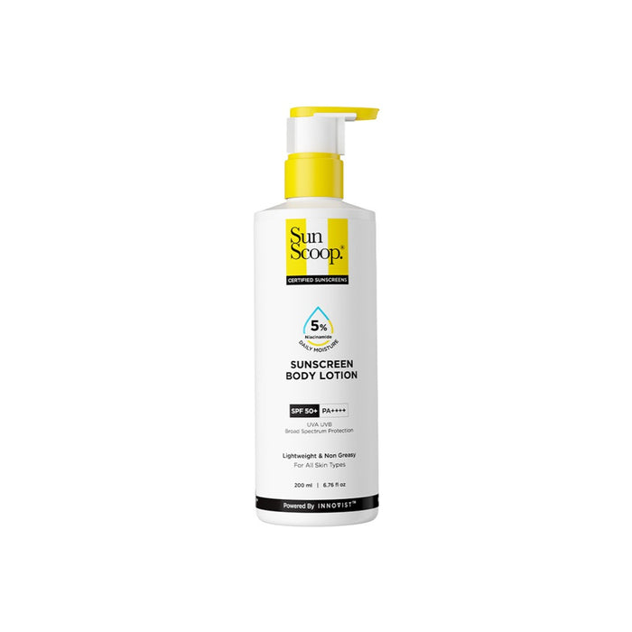 5% Niacinamide Sunscreen Body Lotion| SPF 50+ PA++++ - 200 ml | Pack of 2
