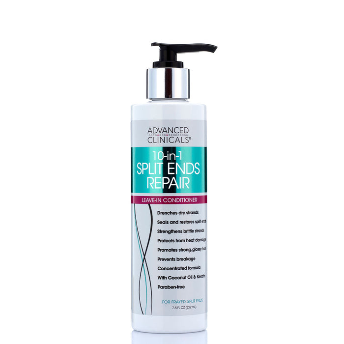 ADVANCED CLINICALS 10 in 1 Split Ends Repair Leave In Conditioner بلسم ليف ان للشعر من ادفانسد كلينيكالز