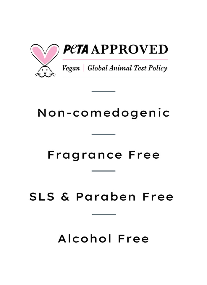 Hyphen AM Glow Essentials - skin concern targeting infographic