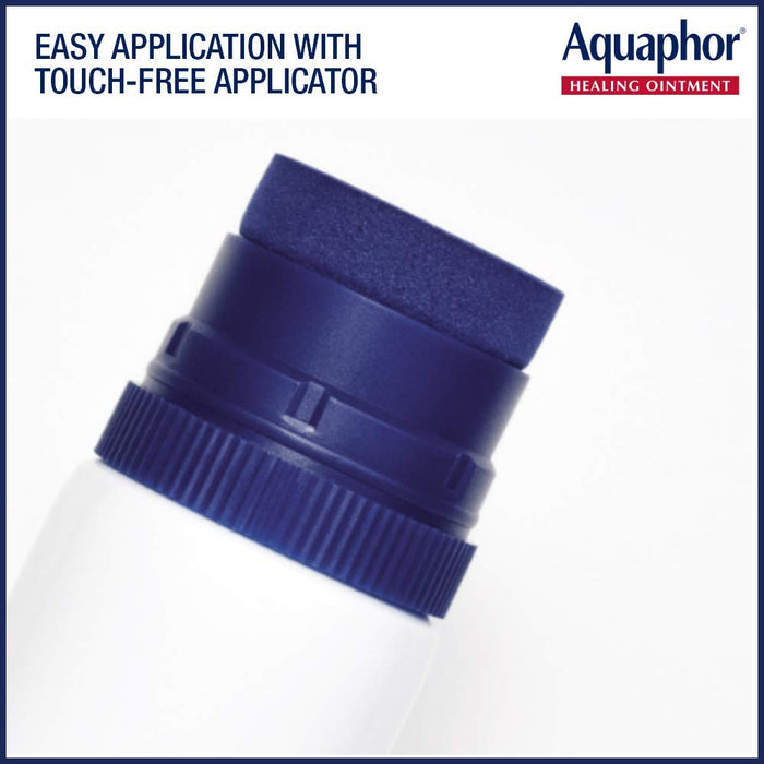 AQUAPHOR Advanced Therapy Healing Ointment with Touch Free Applicator Tube مرهم مرطب للبشرة الجافة والمتضررة