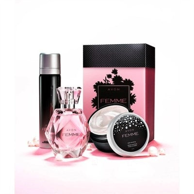Avon Femme Perfume Gift Set / Box