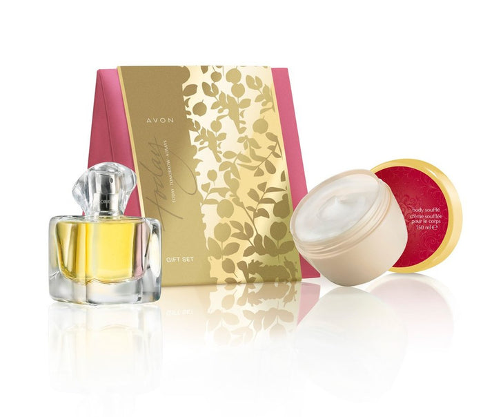 Avon Today Perfume & Body Souffle Gift Set / Box