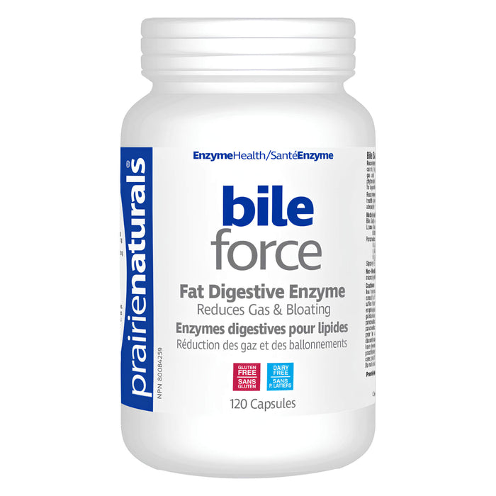 Bottle of Prairie Naturals Bile-Force 120 Capsules