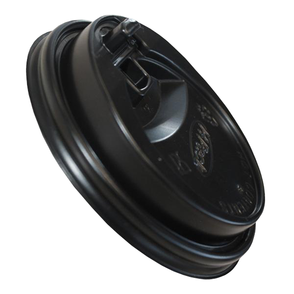 H Pack Sip Thru Plastic Lids Black Reclosable Sip Thru Lids