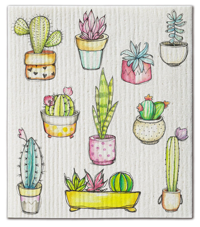 Cacti Dishcloth - CJ Bella Co.