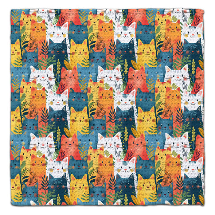 Colorful Kitties Eco-Friendly Washcloth - CJ Bella Co.