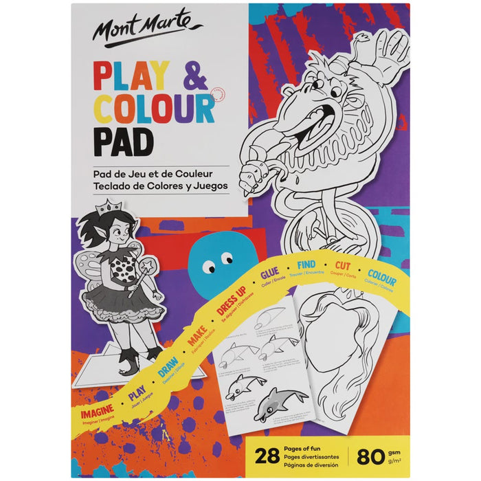 Colour and Play Pad A4 80gsm 28 sheets