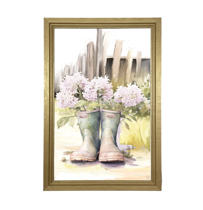 Gardening Boots 1 - Framed art