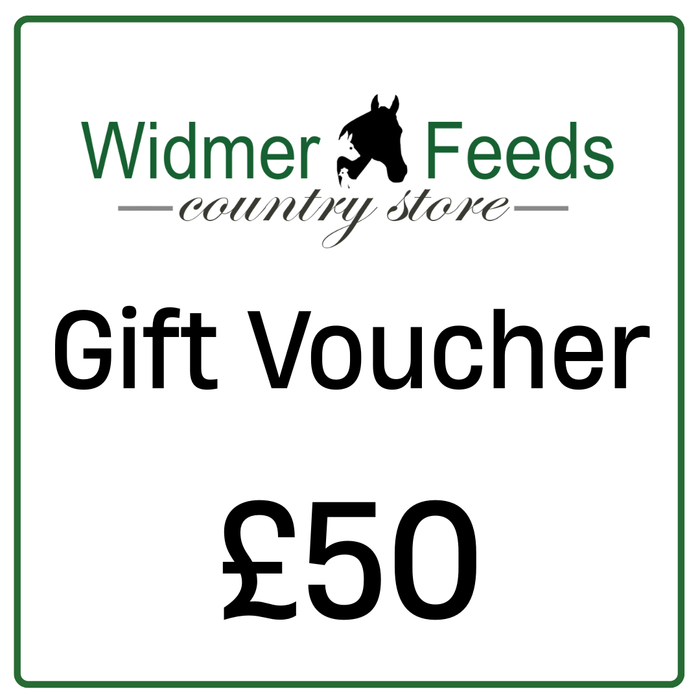 Gift Voucher For In-Store At Widmer Feeds £50