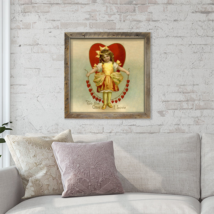 Girl with Heart Necklace