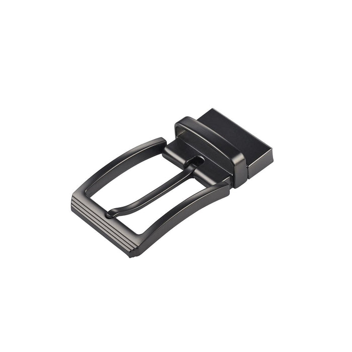 Gun Metal Reversible Belt Buckle