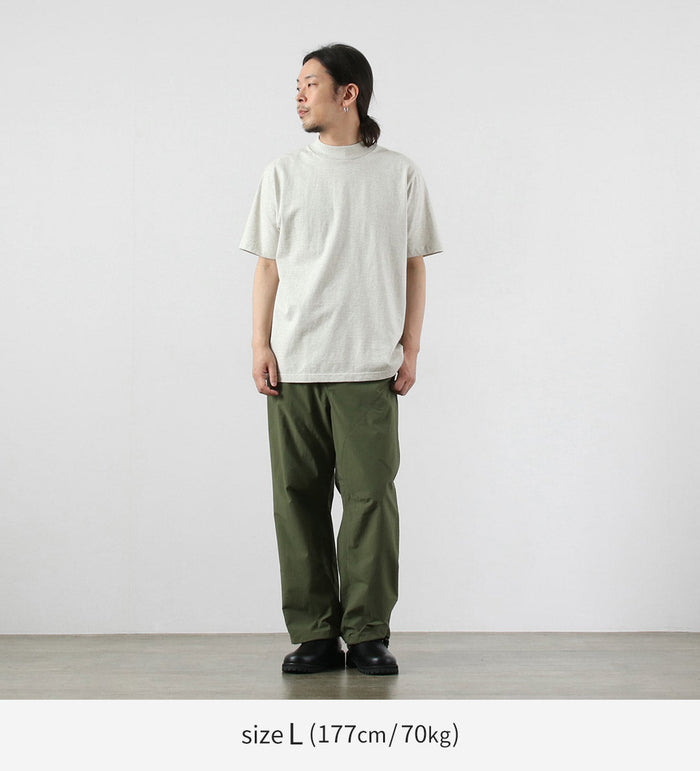 HEALTHKNIT / US Cotton Universal Mock Neck Short Sleeve T-Shirt