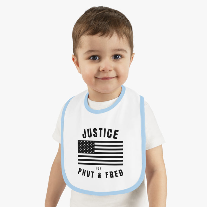 Justice For P'Nut & Fred Baby Bib