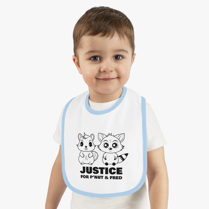Justice For P'Nut & Fred Bib for Babies