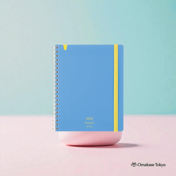 Kokuyo Sooofa Diary Soft Ring Notebook– B6 Size