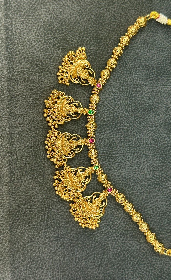 Lakshmi Temple Choker Necklace Set NS00016