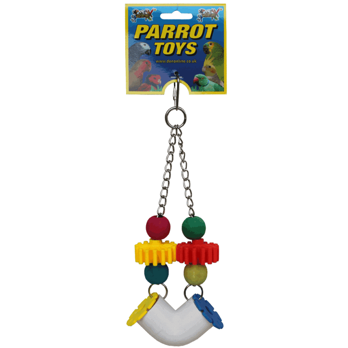 Lazy Bones: Peek A Boo Forager Bird Toy 25x14x6cm