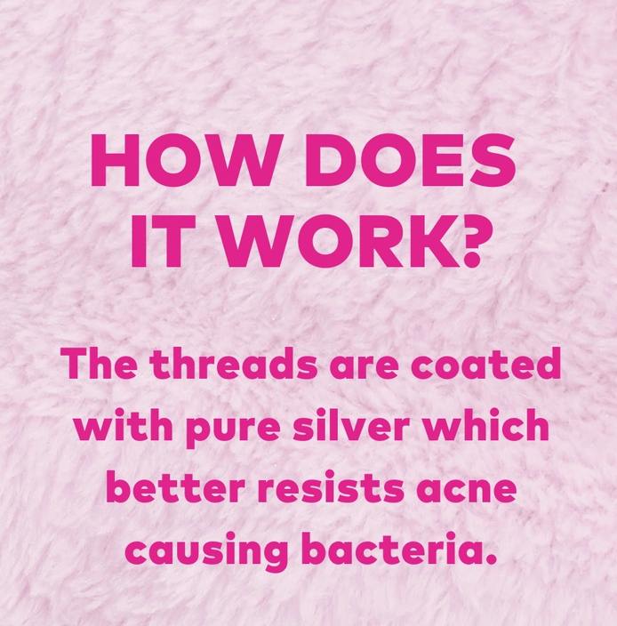 Makeup Eraser - Silver Infused MakeUp Eraser Pro | Acne Prone Skin - Aesthetics By Kell