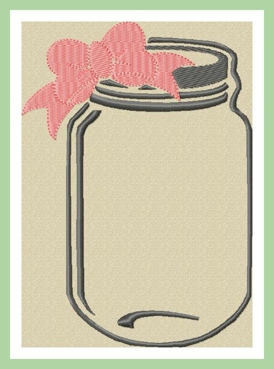 Mason Jar Monogram Frame