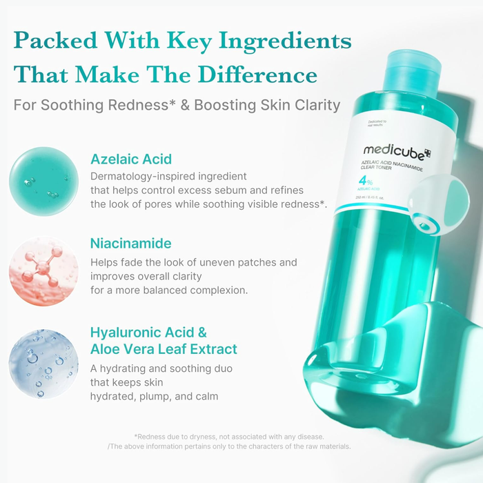 MEDICUBE Azelaic Acid Niacinamide Clear Toner 250ml