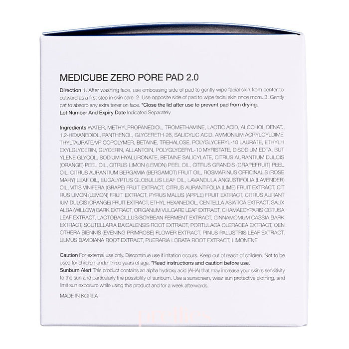Medicube Zero Pore Pad 2.0 70pads (114665)