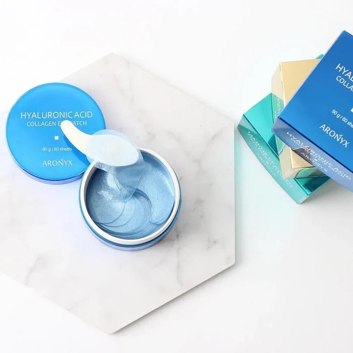 MEDIFLOWER Aronyx Hyaluronic Acid Collagen Eye Patchشرائح العين بالهايلرونك اسد من ارونيكس