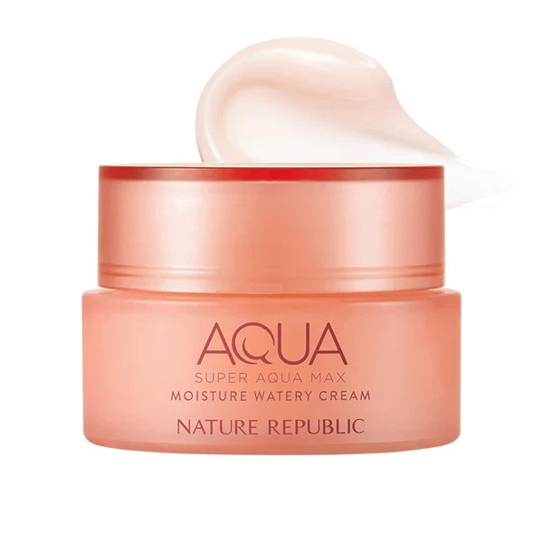 NATURE REPUBLIC Super Aqua Max Moisture Watery Cream مرطب مائي للبشرة من نيجر ريببلك