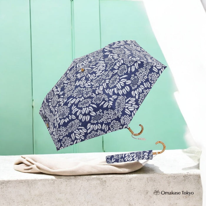Ogawa 54363 Women’s Parasol Folding Umbrella – Hydrangea Design