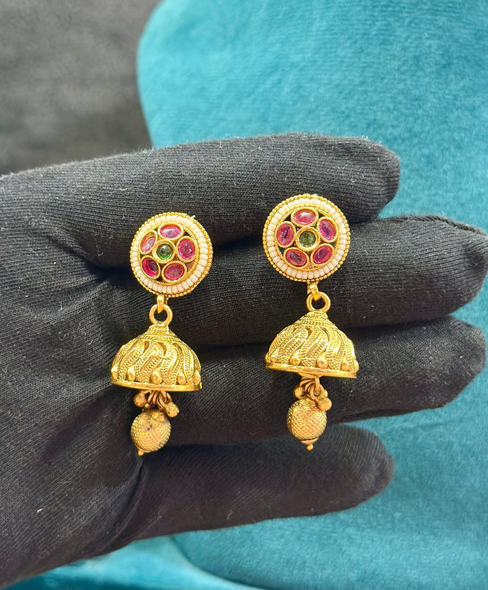 Rajwadi Bridal Choker Necklace Set NS00021