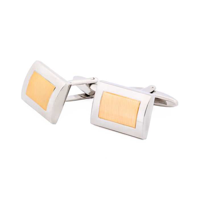 Rhodium/Gold plated Cufflinks