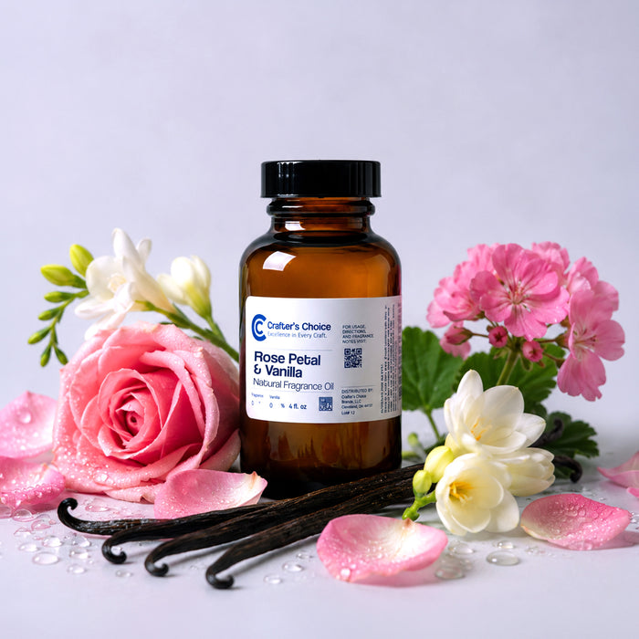 Rose Petal & Vanilla - Natural Fragrance Oil 1208