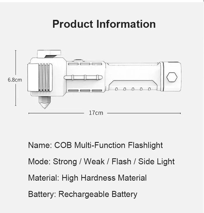Safety Multi-Function Flashlight Blossom Online UG