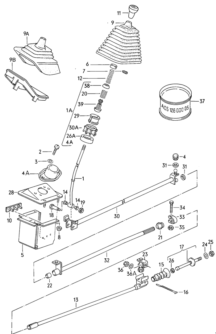 Shifter Bushing Kit for early Vanagon 80-83