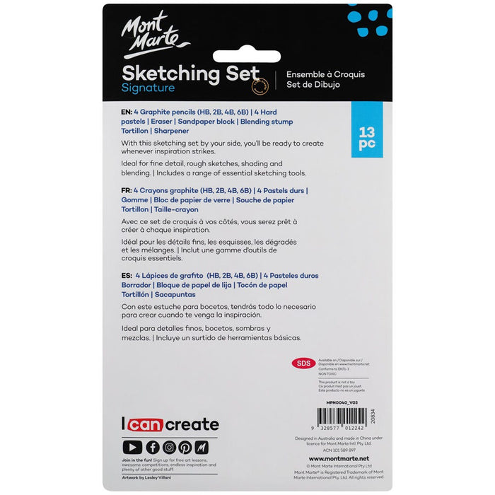Sketching Set Signature 13pc