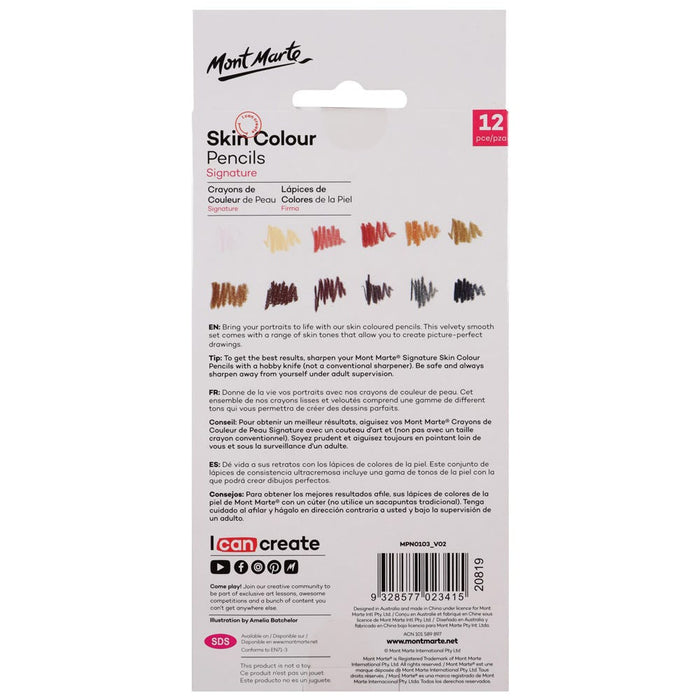 Skin Colour Pencils Signature 12pc