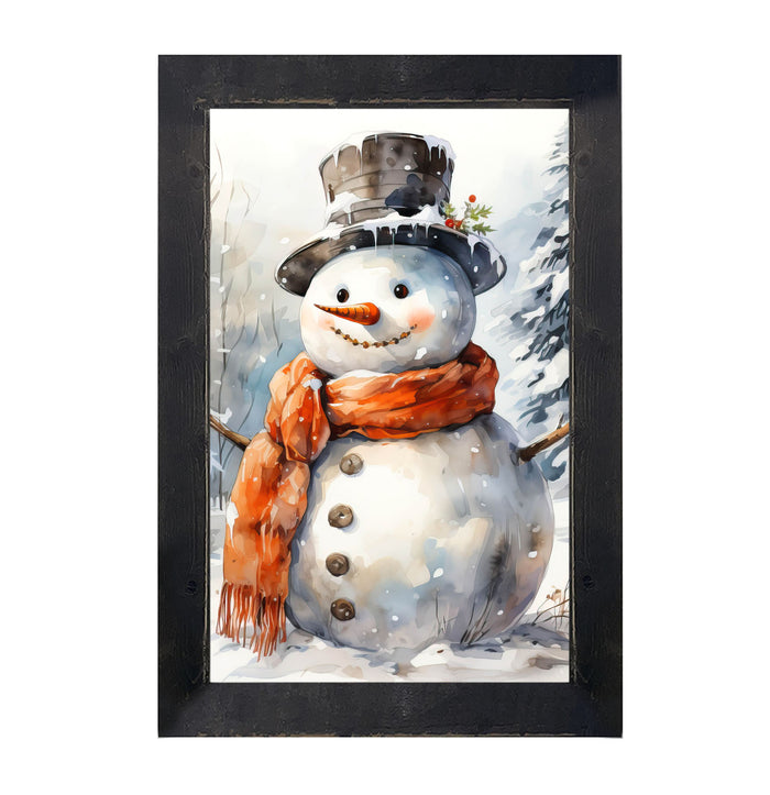 Snowman with scarf
