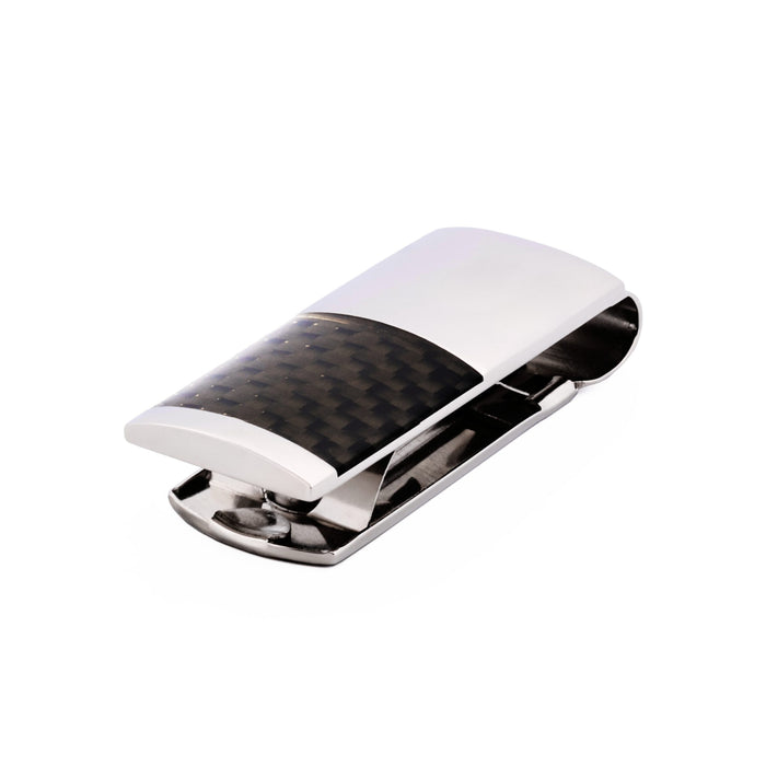 Stainless/Carbon Fibre Money Clip