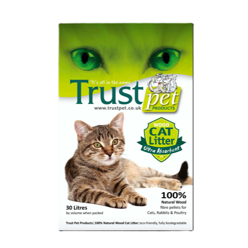 Trust: Wood Pellet Cat Litter 30ltr