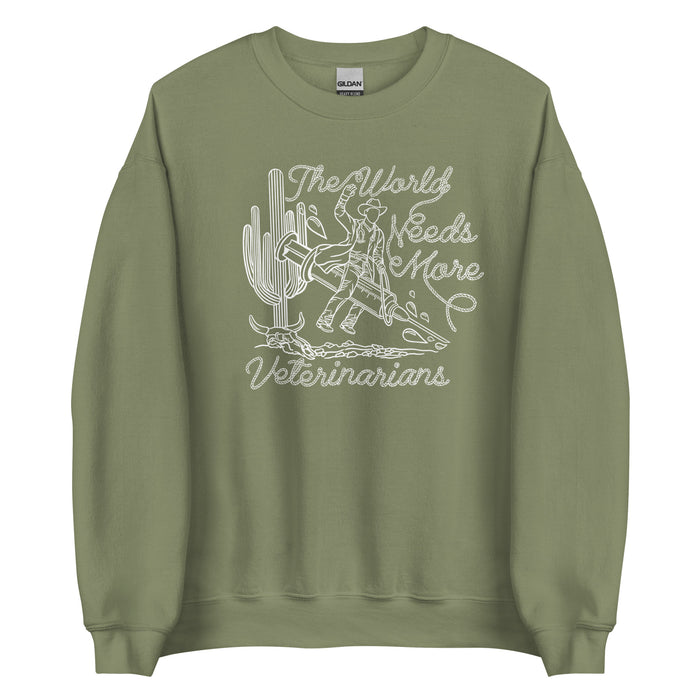 TWNM- Veterinarians Unisex Crewneck Dark Colors