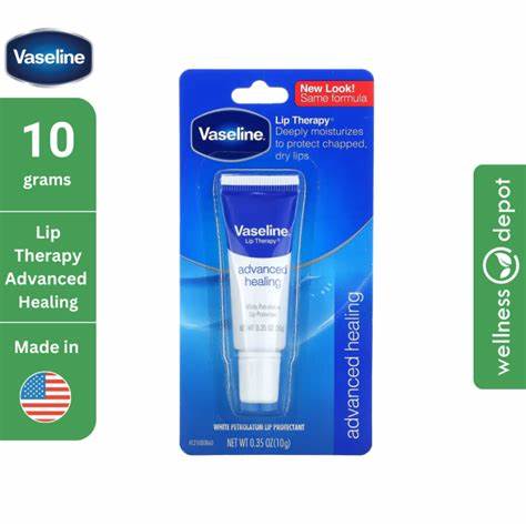 VASELINE Lip Therapy Advanced Healing Balm بلسم الشفاه المرمم من فازلين