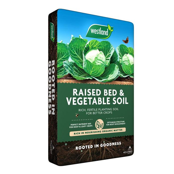 Westlands: Raised Bed & Vegetable Peat Free Soil 40ltr