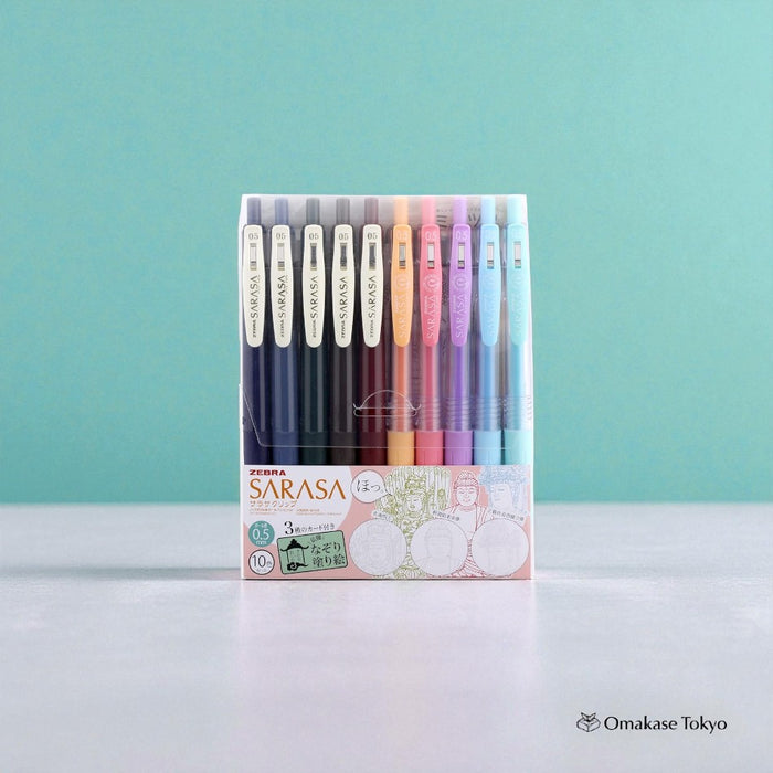 Zebra Sarasa Clip 0.5 Japan Color Set 10 pcs