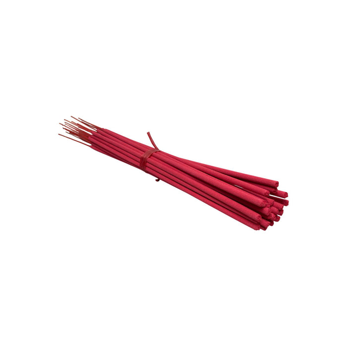 19" Red Unscented Incense Sticks — Case (3,000 pcs) - World of Aromas