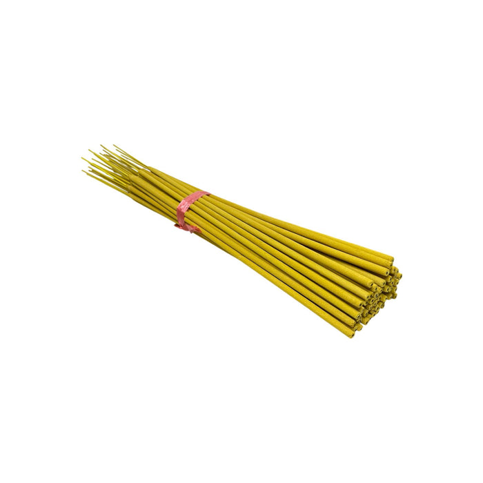 19" Yellow Unscented Incense Sticks — Case (3,000 pcs) - World of Aromas