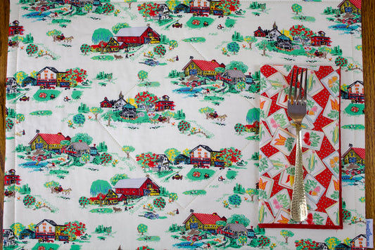 1930's Reproduction Farm Placemats