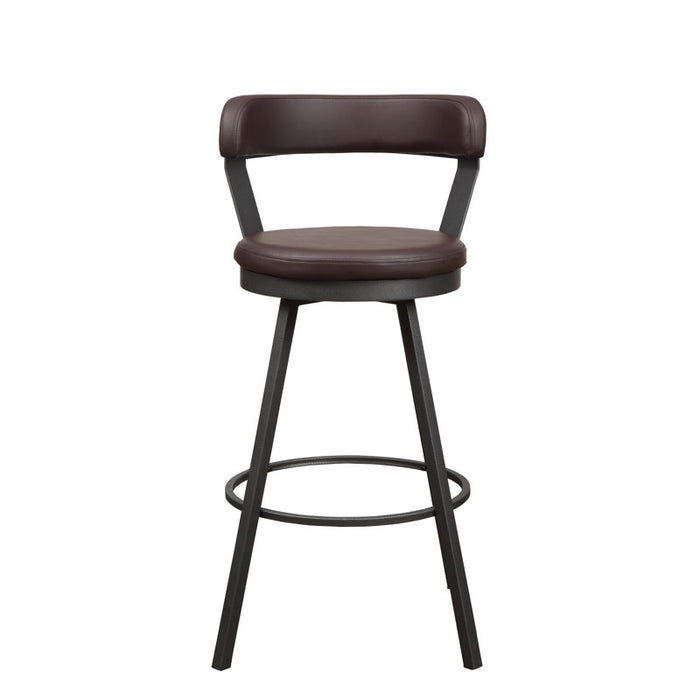 24” Laub Swivel Upholstered Counter Stool (Set of 2)