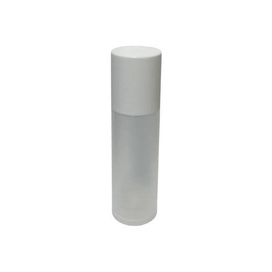 2.7 oz (80 ml) White Frosted Cylinder Twist Airless Lotion Pump - World of Aromas