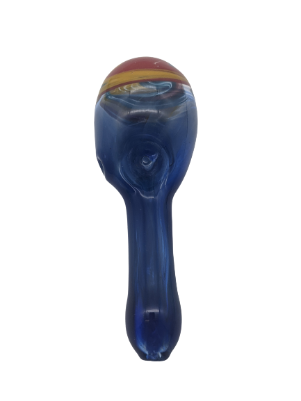 5" Color Tube Maraca Design Wig Wag Head Hand Pipe